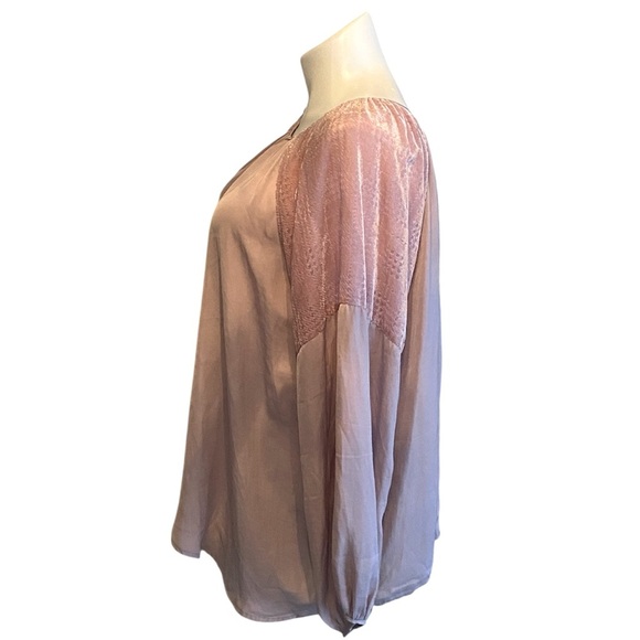 Suzanne Betro Blush Pink Long Sleeve Open Oversized Coverup Plus Size Large - Picture 3 of 6
